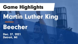 Martin Luther King  vs Beecher  Game Highlights - Dec. 27, 2021