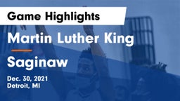 Martin Luther King  vs Saginaw Game Highlights - Dec. 30, 2021