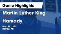 Martin Luther King  vs Hamady  Game Highlights - Dec. 27, 2022