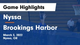 Nyssa  vs Brookings Harbor Game Highlights - March 3, 2022