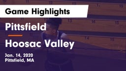 Pittsfield  vs Hoosac Valley  Game Highlights - Jan. 14, 2020