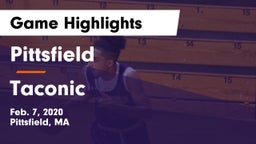 Pittsfield  vs Taconic  Game Highlights - Feb. 7, 2020