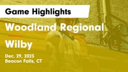 Woodland Regional vs Wilby  Game Highlights - Dec. 29, 2023