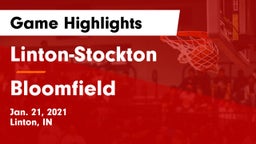 Linton-Stockton  vs Bloomfield  Game Highlights - Jan. 21, 2021