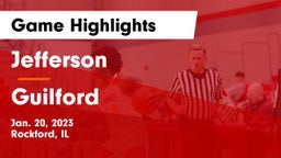 Jefferson  vs Guilford  Game Highlights - Jan. 20, 2023