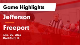 Jefferson  vs Freeport  Game Highlights - Jan. 25, 2023