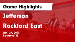 Jefferson  vs Rockford East  Game Highlights - Jan. 27, 2023