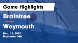 Braintree  vs Weymouth  Game Highlights - Dec. 19, 2023