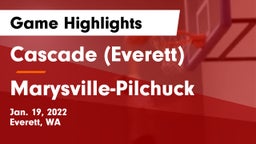 Cascade  (Everett) vs Marysville-Pilchuck  Game Highlights - Jan. 19, 2022