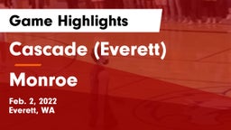 Cascade  (Everett) vs Monroe  Game Highlights - Feb. 2, 2022