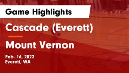 Cascade  (Everett) vs Mount Vernon  Game Highlights - Feb. 16, 2022