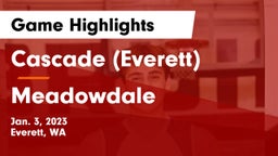 Cascade  (Everett) vs Meadowdale  Game Highlights - Jan. 3, 2023