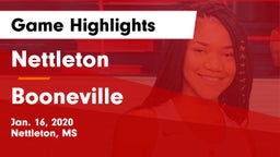 Nettleton  vs Booneville  Game Highlights - Jan. 16, 2020