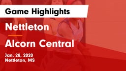 Nettleton  vs Alcorn Central  Game Highlights - Jan. 28, 2020