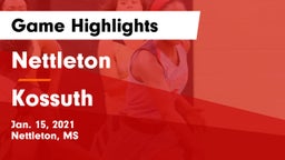 Nettleton  vs Kossuth  Game Highlights - Jan. 15, 2021