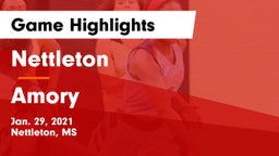 Nettleton  vs Amory  Game Highlights - Jan. 29, 2021