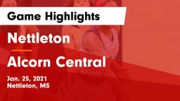 Nettleton  vs Alcorn Central  Game Highlights - Jan. 25, 2021