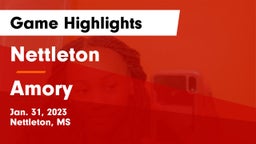 Nettleton  vs Amory  Game Highlights - Jan. 31, 2023