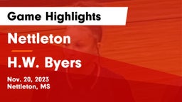 Nettleton  vs H.W. Byers  Game Highlights - Nov. 20, 2023