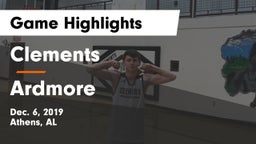 Clements  vs Ardmore  Game Highlights - Dec. 6, 2019