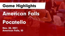 American Falls  vs Pocatello  Game Highlights - Nov. 30, 2021