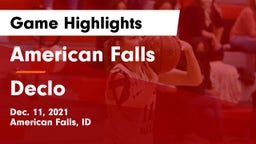 American Falls  vs Declo  Game Highlights - Dec. 11, 2021