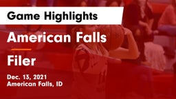 American Falls  vs Filer  Game Highlights - Dec. 13, 2021