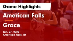 American Falls  vs Grace  Game Highlights - Jan. 27, 2022