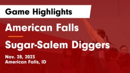 American Falls  vs Sugar-Salem Diggers Game Highlights - Nov. 28, 2023