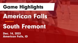 American Falls  vs South Fremont  Game Highlights - Dec. 14, 2023