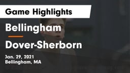 Bellingham  vs Dover-Sherborn  Game Highlights - Jan. 29, 2021