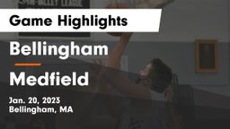 Bellingham  vs Medfield  Game Highlights - Jan. 20, 2023