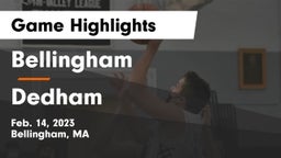 Bellingham  vs Dedham  Game Highlights - Feb. 14, 2023