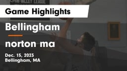 Bellingham  vs norton ma Game Highlights - Dec. 15, 2023