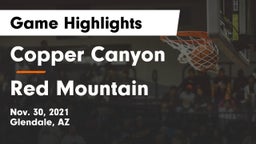 Copper Canyon  vs Red Mountain  Game Highlights - Nov. 30, 2021