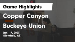 Copper Canyon  vs Buckeye Union  Game Highlights - Jan. 17, 2023