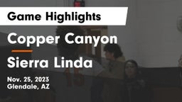 Copper Canyon  vs Sierra Linda  Game Highlights - Nov. 25, 2023