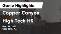 Copper Canyon  vs High Tech HS Game Highlights - Dec. 29, 2023