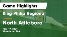 King Philip Regional  vs North Attleboro  Game Highlights - Jan. 19, 2024