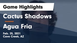 Cactus Shadows  vs Agua Fria  Game Highlights - Feb. 25, 2021