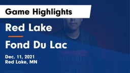 Red Lake  vs Fond Du Lac Game Highlights - Dec. 11, 2021