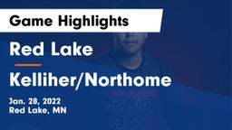 Red Lake  vs Kelliher/Northome  Game Highlights - Jan. 28, 2022