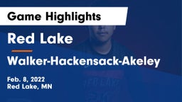 Red Lake  vs Walker-Hackensack-Akeley  Game Highlights - Feb. 8, 2022