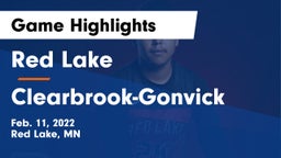Red Lake  vs Clearbrook-Gonvick  Game Highlights - Feb. 11, 2022