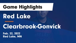 Red Lake  vs Clearbrook-Gonvick  Game Highlights - Feb. 22, 2022