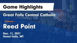 Great Falls Central Catholic  vs Reed Point Game Highlights - Dec. 11, 2021