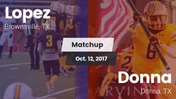 Matchup: Lopez  vs. Donna  2017