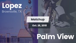 Matchup: Lopez  vs. Palm View 2018