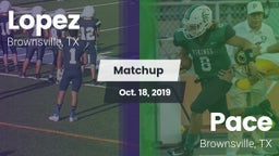 Matchup: Lopez  vs. Pace  2019