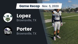 Recap: Lopez  vs. Porter  2020